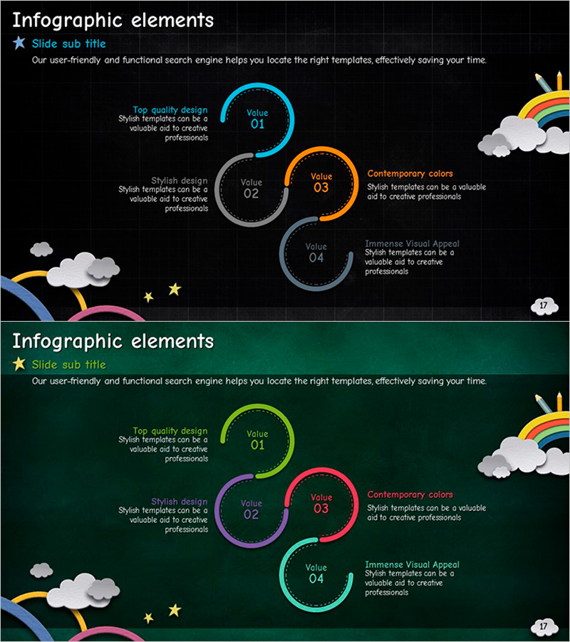 연결형 인포그래픽 요소 – 사업 추진 전략 강화