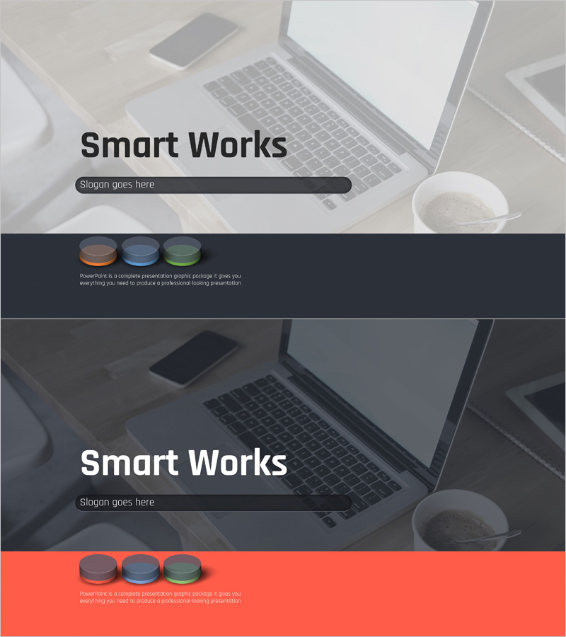 스마트한 비즈니스 워크 템플릿 표지