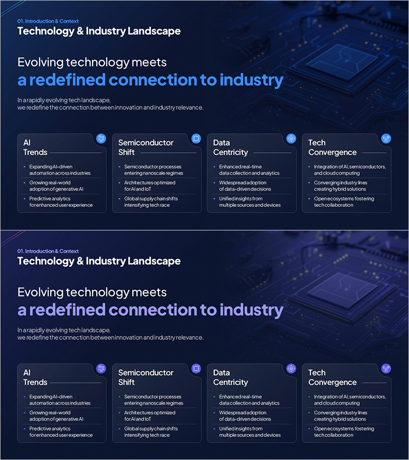 AI 및 산업 융합 기술 트렌드 요약 – 혁신과 산업의 재정의