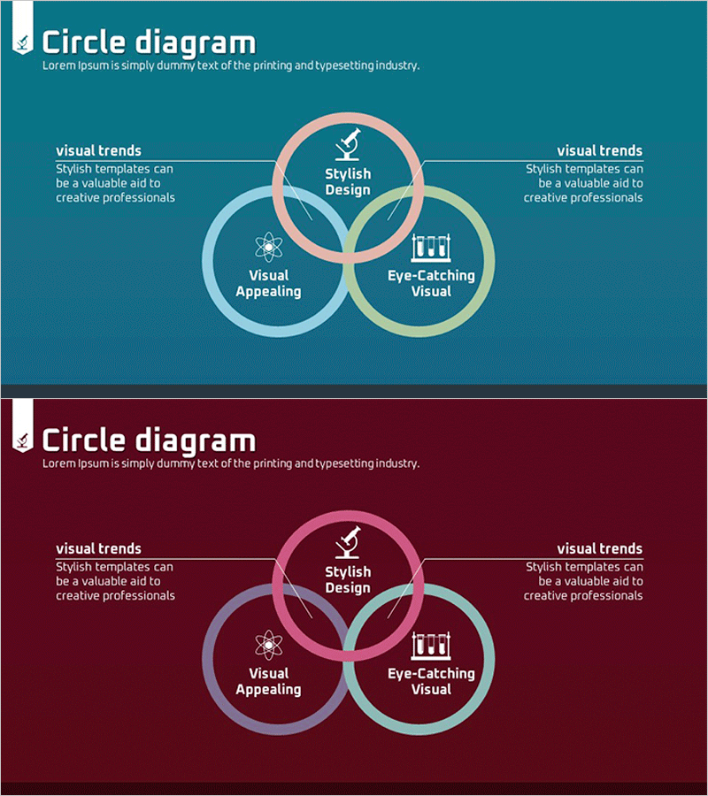 일기예보 템플릿 엔딩 표지 - 시각적 트렌드 강조