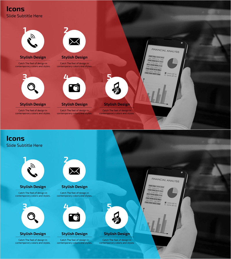 IT 서비스 소개 및 구성내용 – 스타일리시한 디자인