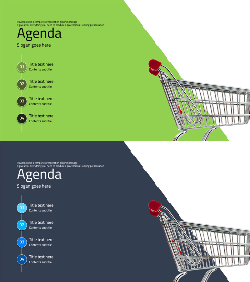 모바일 마켓 프레젠테이션 목차