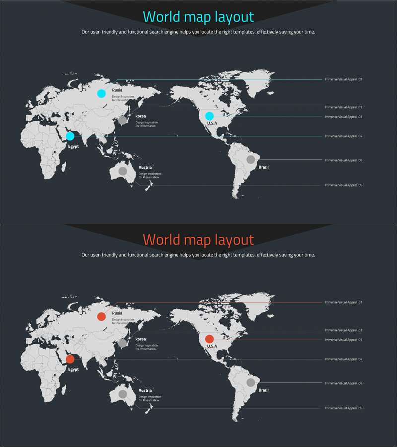 글로벌 네트워크 국가 지도 – 시장과 기회의 연결
