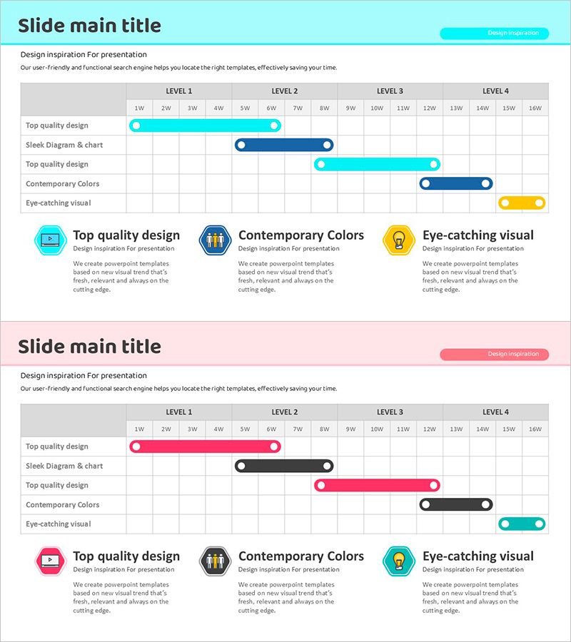 단계별 추진 일정 다이어그램 – 사업 추진 전략 시각화