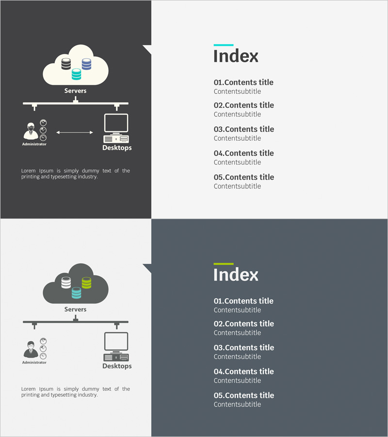 기업 네트워크 프레젠테이션 목차 – 효율적인 정보 제공