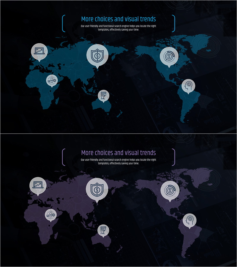 글로벌 금융 서비스 분야를 위한 효과적인 슬라이드 템플릿