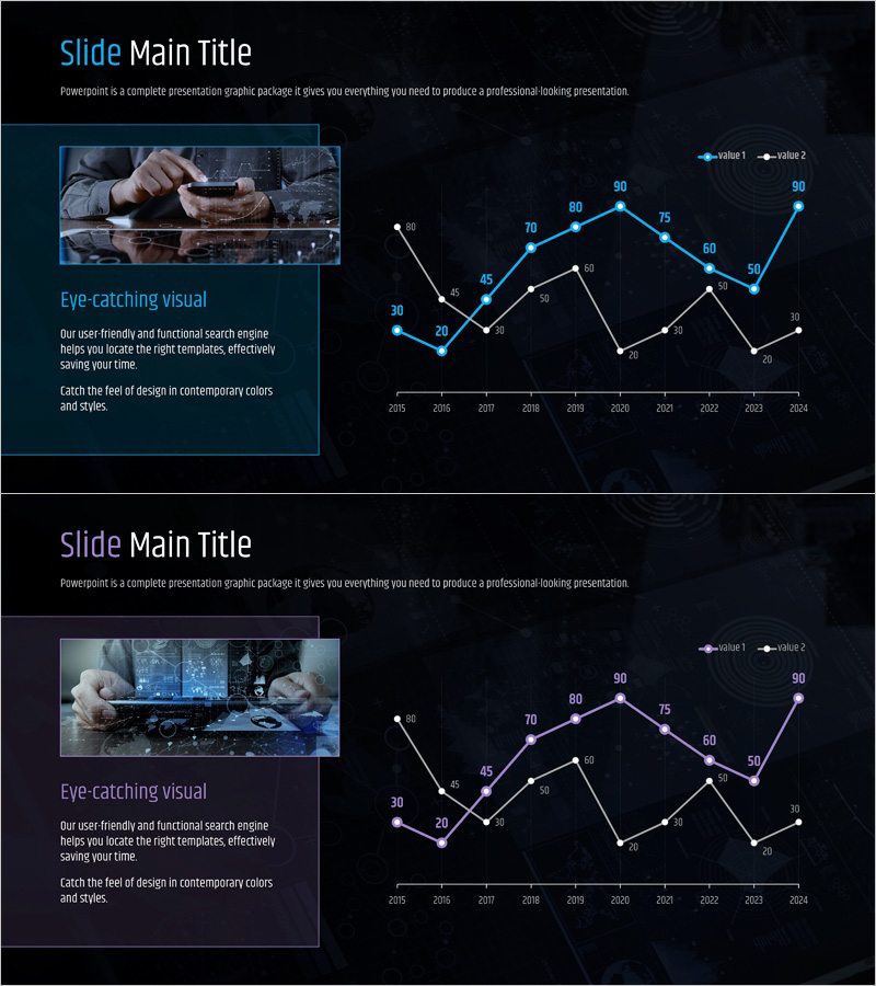금융시장 경쟁사 분석 템플릿 – 경쟁 우위를 강조