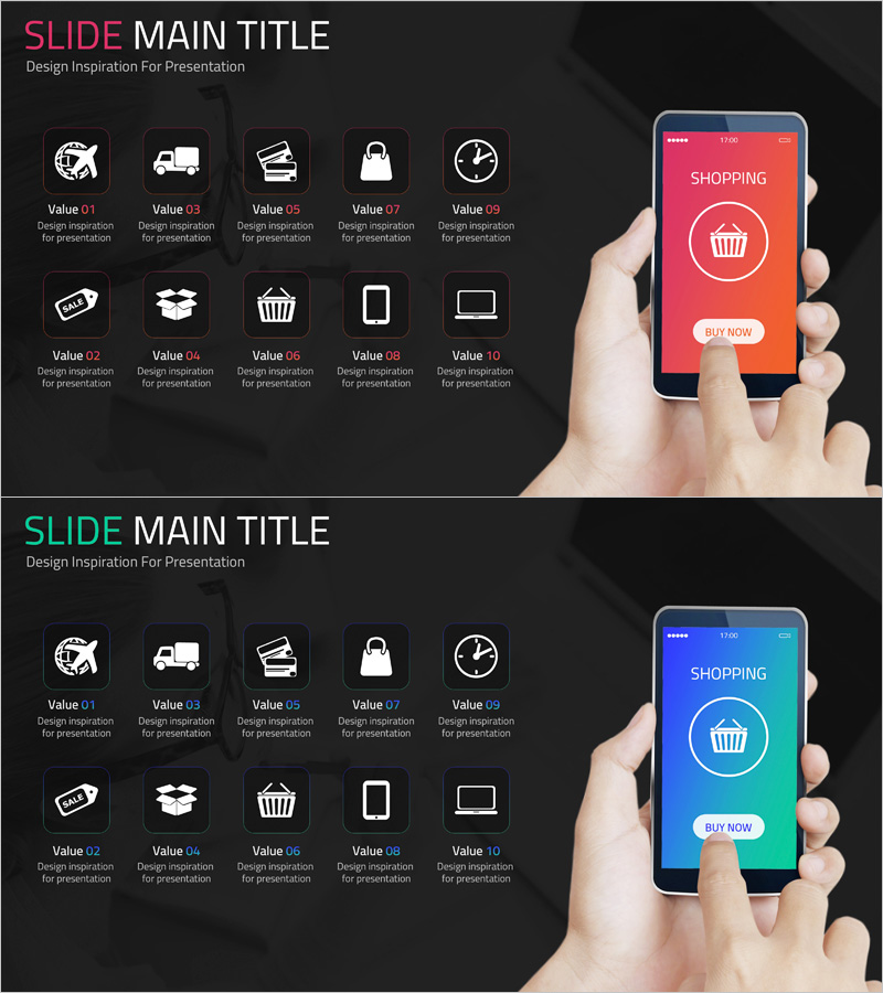 온라인 쇼핑몰 구성내용 다이어그램 – 데이터 시각화