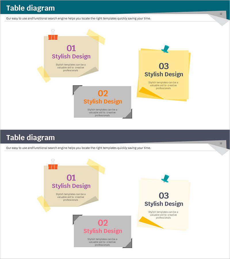 3개의 포스트잇 메시지 – 창의적인 마케팅 아이디어