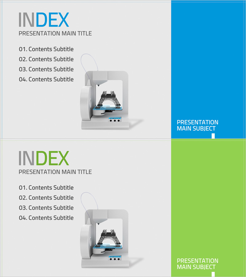 3D 프린팅 소개 프레젠테이션 목차