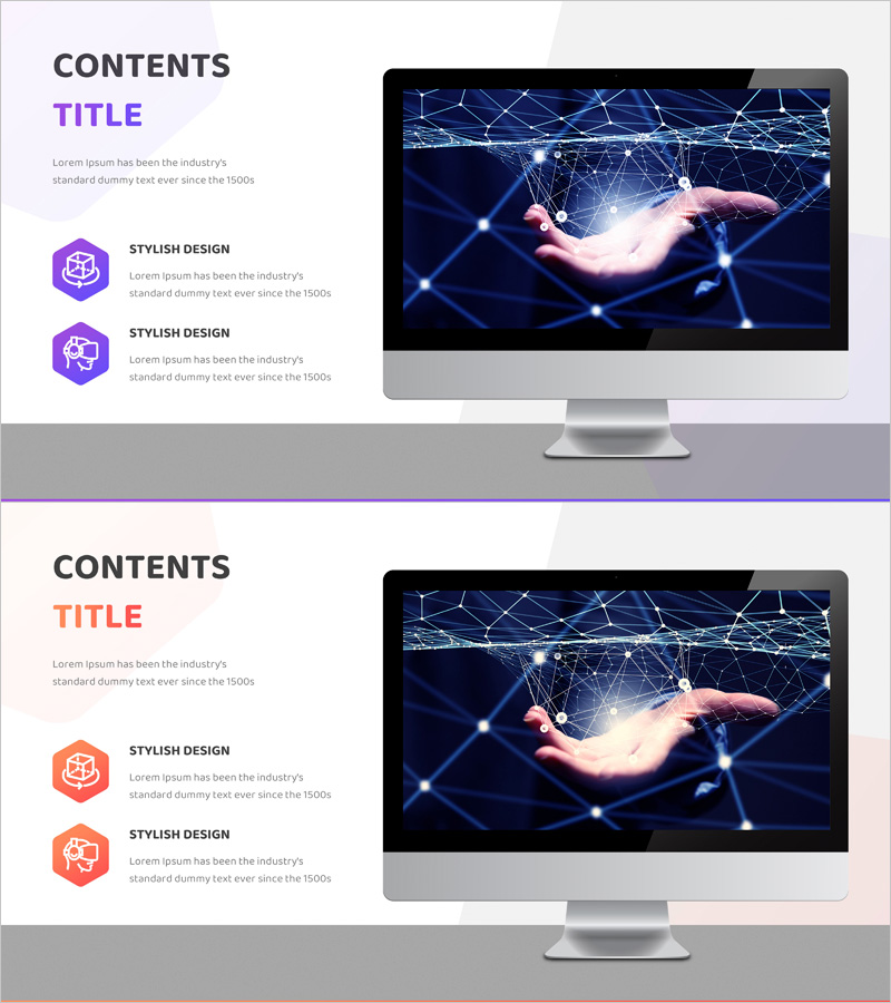 VR 서비스 구성내용 – 체계적이고 세련된 디자인