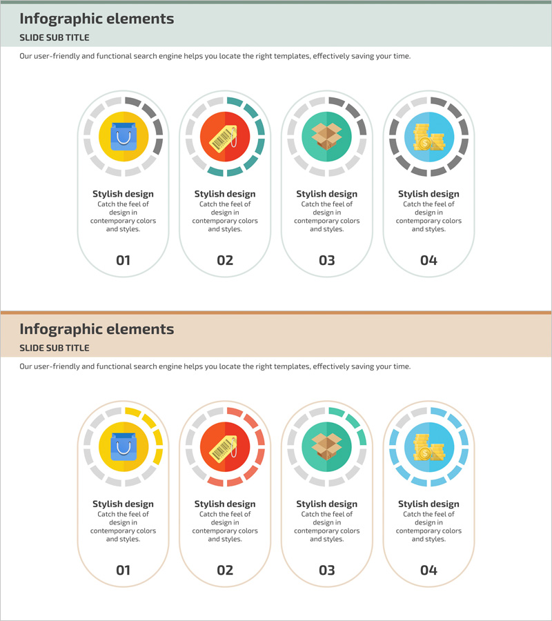 인터넷 쇼핑 개발 현황 다이어그램 – 현대적 디자인