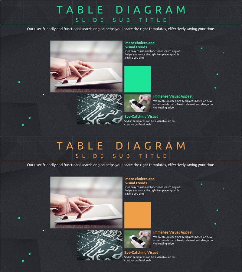 네트워크 프로그램 소개 슬라이드 – 혁신과 시각적 매력