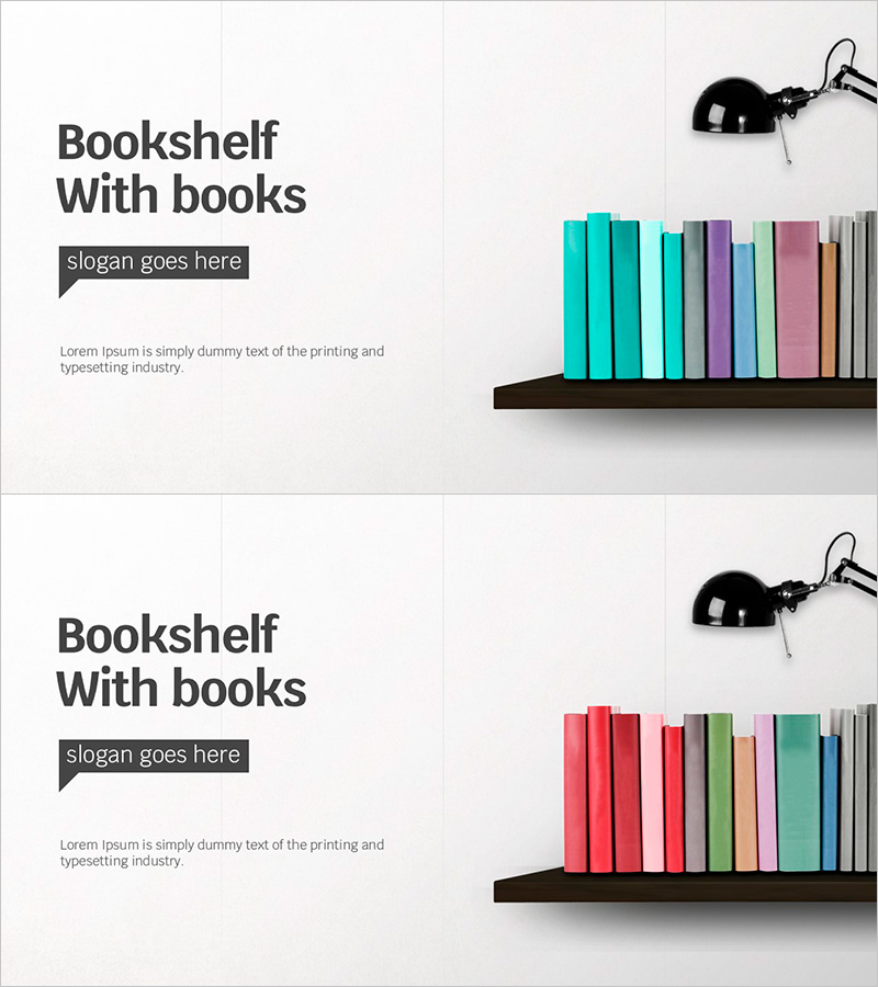 책선반 템플릿 표지 – 독서와 창의성