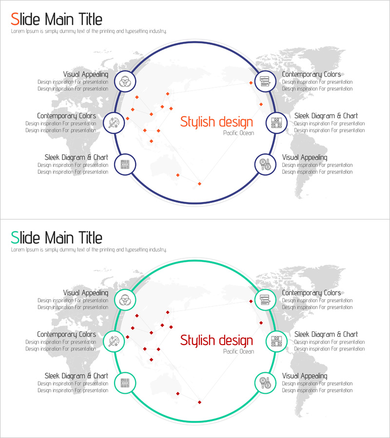 글로벌 비즈니스 서비스 영역 – 클러스터 다이어그램