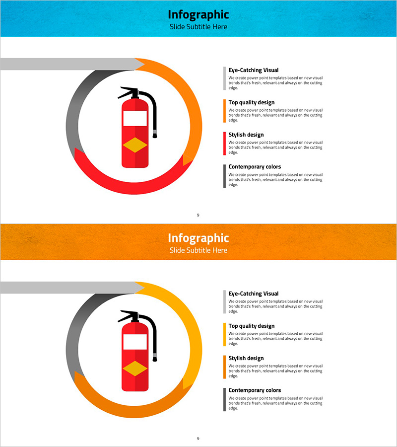 소화기 다이어그램 – 사업 추진 전략을 시각화