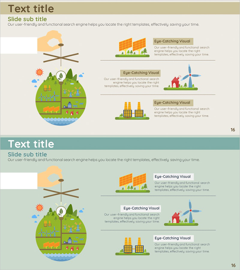 에너지 절약 사업배경 및 필요성 – 물감 배급 전략 순환 다이어그램