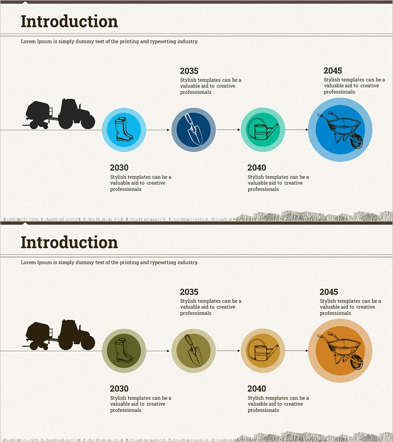 농사 수확 사업 연혁 연결 다이어그램