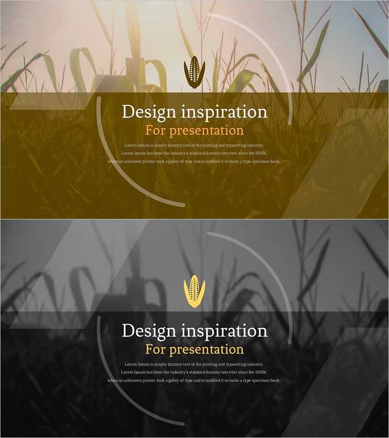 유기농 프레젠테이션 인트로 – 지속 가능성을 담다