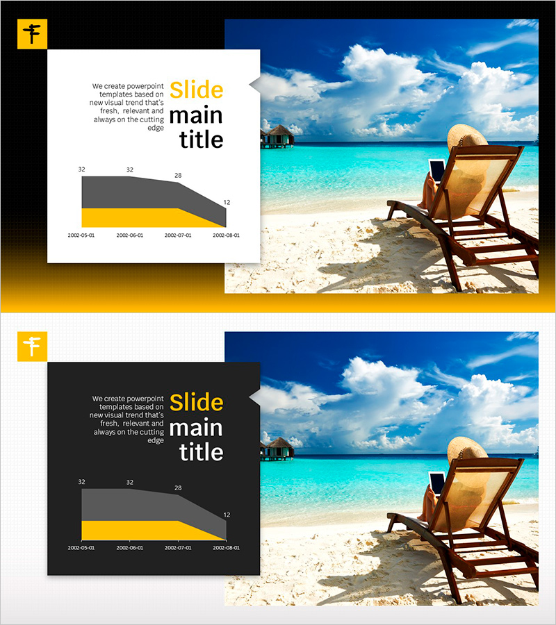 미니멀한 그래프 디자인으로 데이터 비교 – 하루를 즐기는 여유