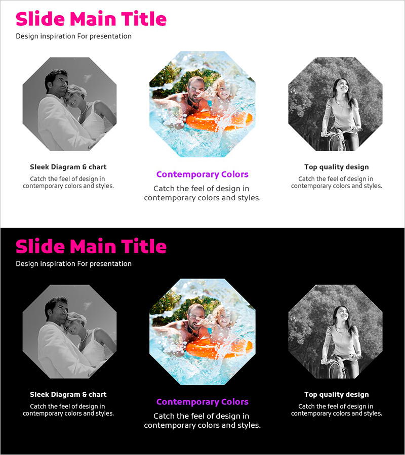 여행 외부 활동 계획을 위한 다이어그램 슬라이드 – 색다른 경험과 모험