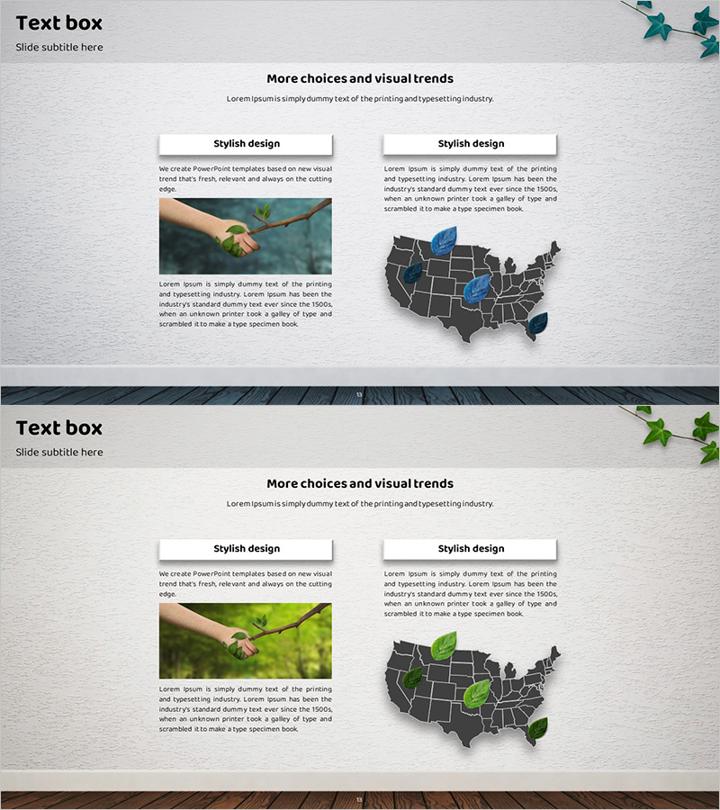 친환경 사업 목표를 위한 마케팅 전략 슬라이드