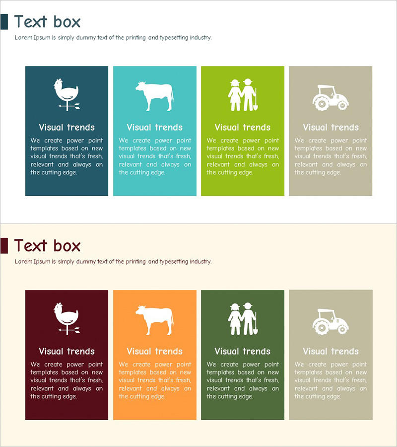 농장 향후 발전방향 아이콘 블루 그린