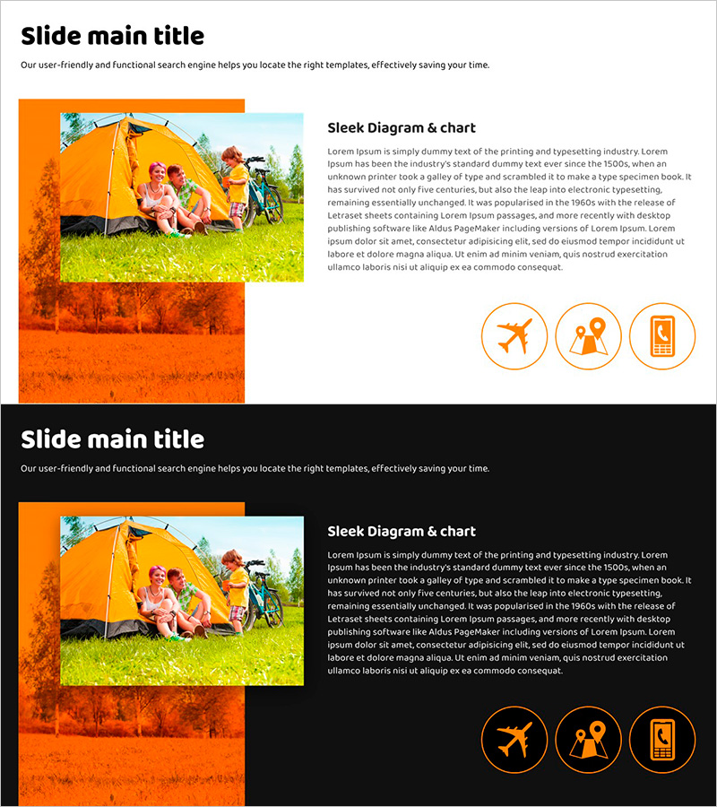 여행 활동을 위한 클러스터 다이어그램 – 사업 배경 및 필요성 강조