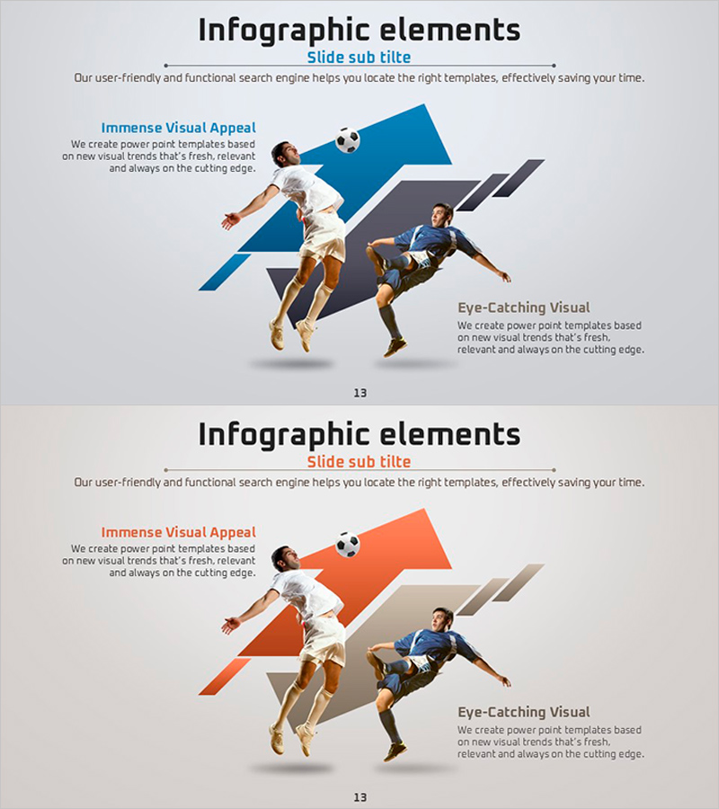 축구 매치 차별화 전략 PPT 슬라이드
