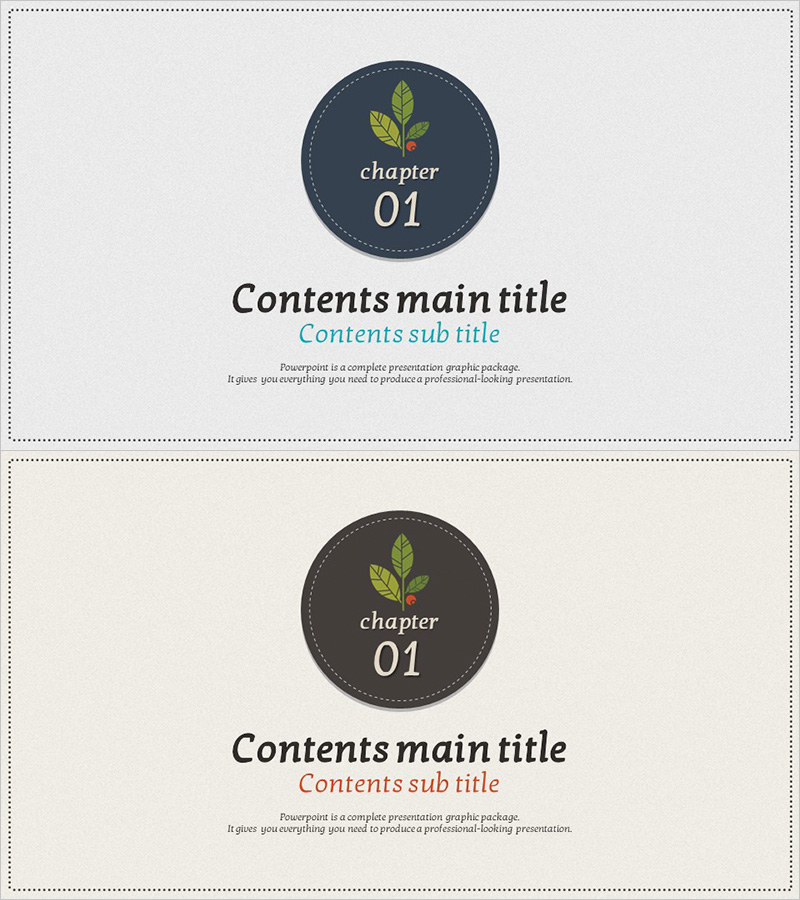 친환경 와이드 템플릿 – 자연을 담은 간지