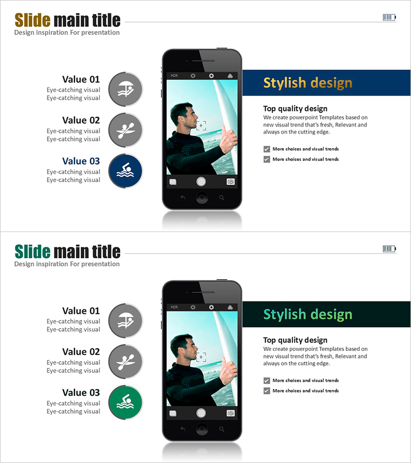 수상 레저 활동 목업 – 스타일리시한 프레젠테이션