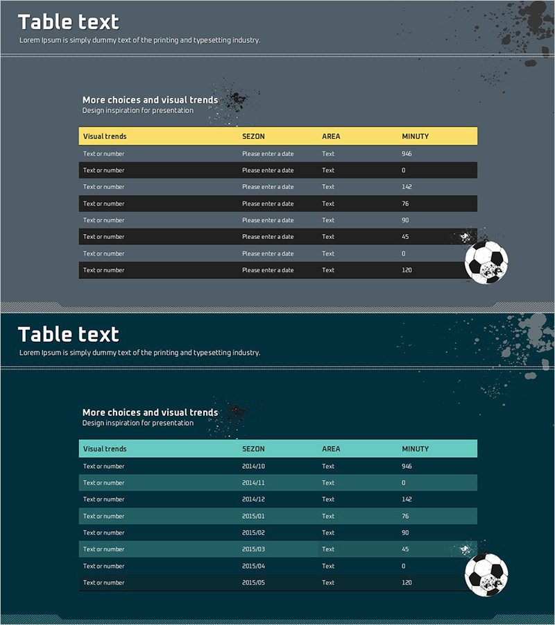 축구 경기 결과 테이블 – 축구 데이터 시각화