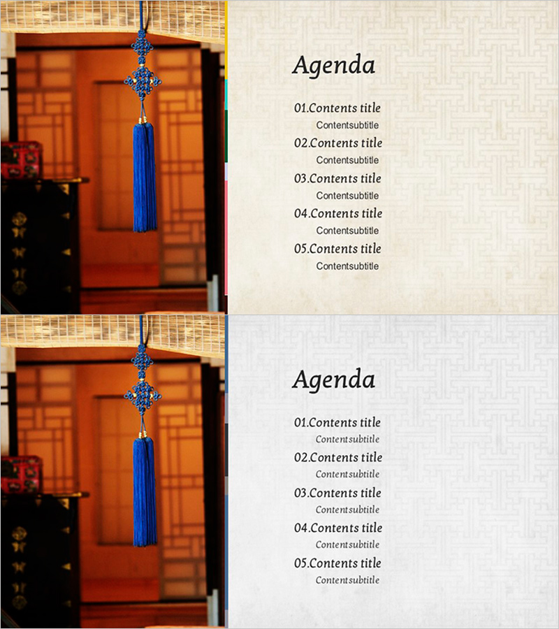 전통 문화 목차 템플릿 – 한국의 정수를 담다