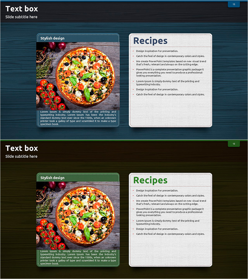 피자 레시피 슬라이드 – 사업 추진 전략 및 클러스터