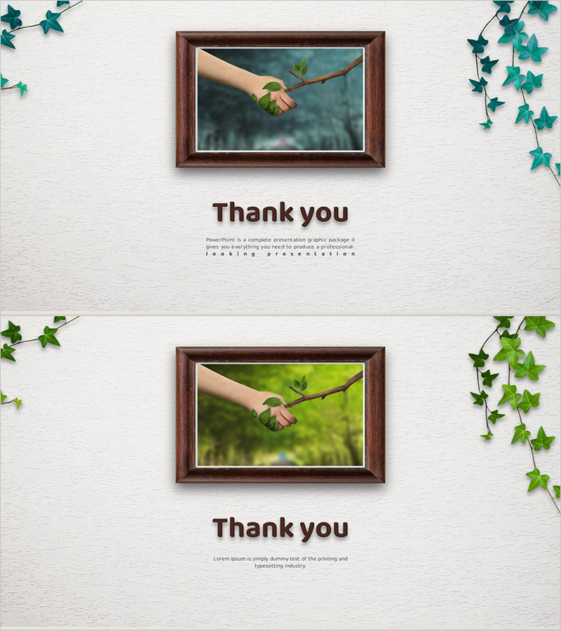 친환경 보호 프로젝트 엔딩 페이지 – 지속 가능성과 희망