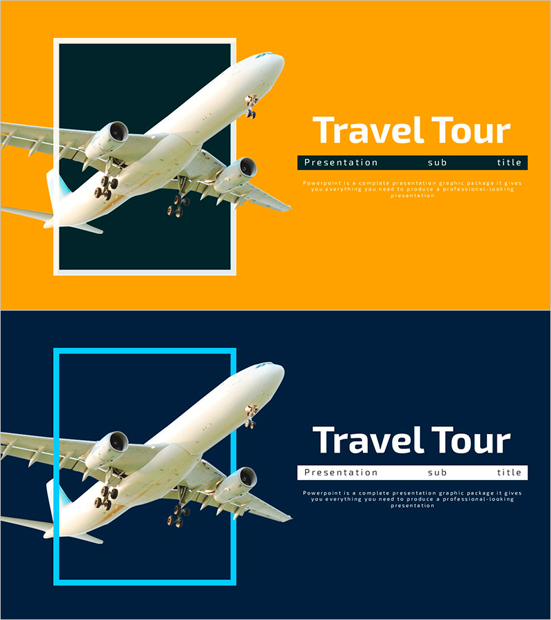 여행투어 와이드 템플릿 표지 – 자유로운 여행의 시작