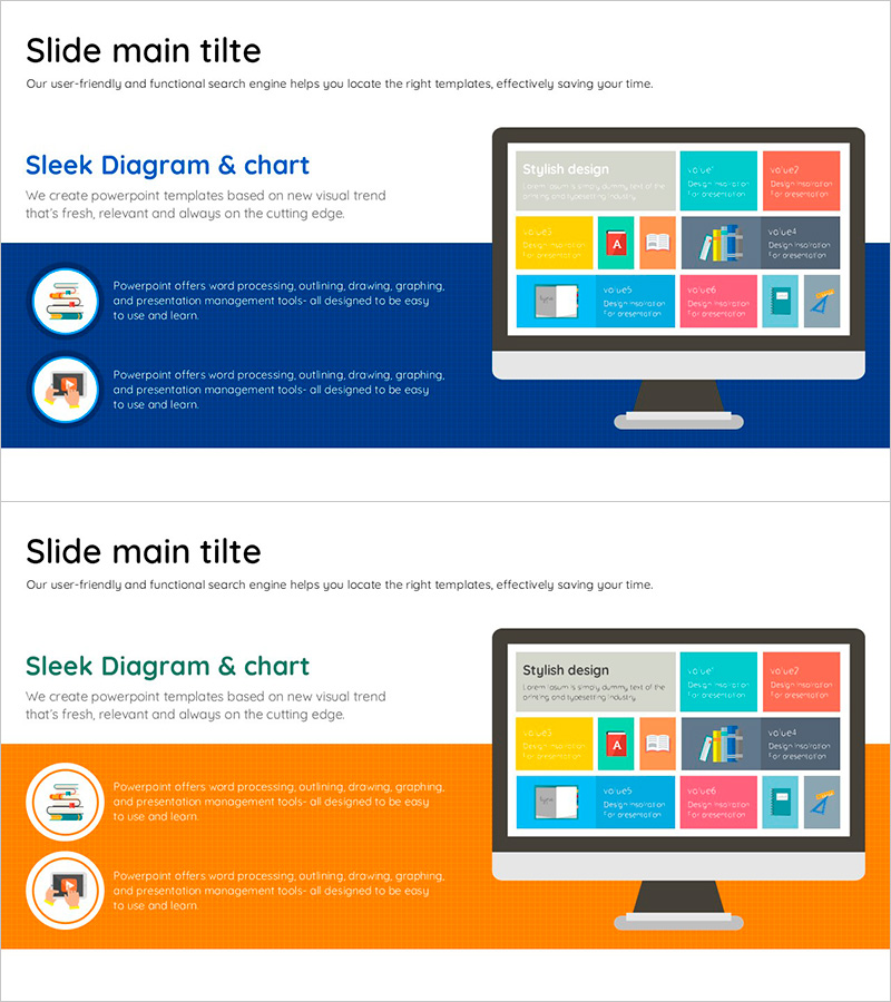 스마트 도서관 안내 페이지 - 현대적 정보 전달