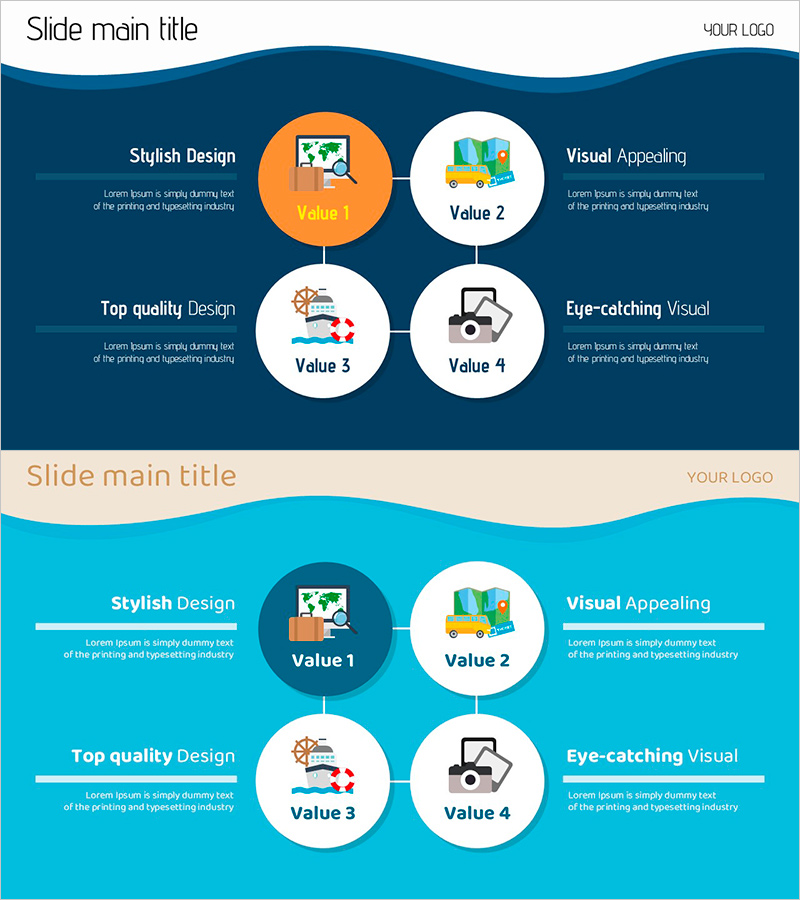 출장 계획 슬라이드 – 효율적인 사업 관리