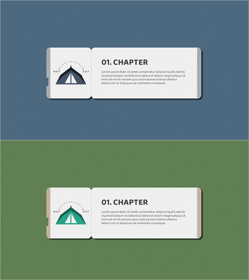 여행배낭 캠핑 템플릿 – 간지 있는 시작