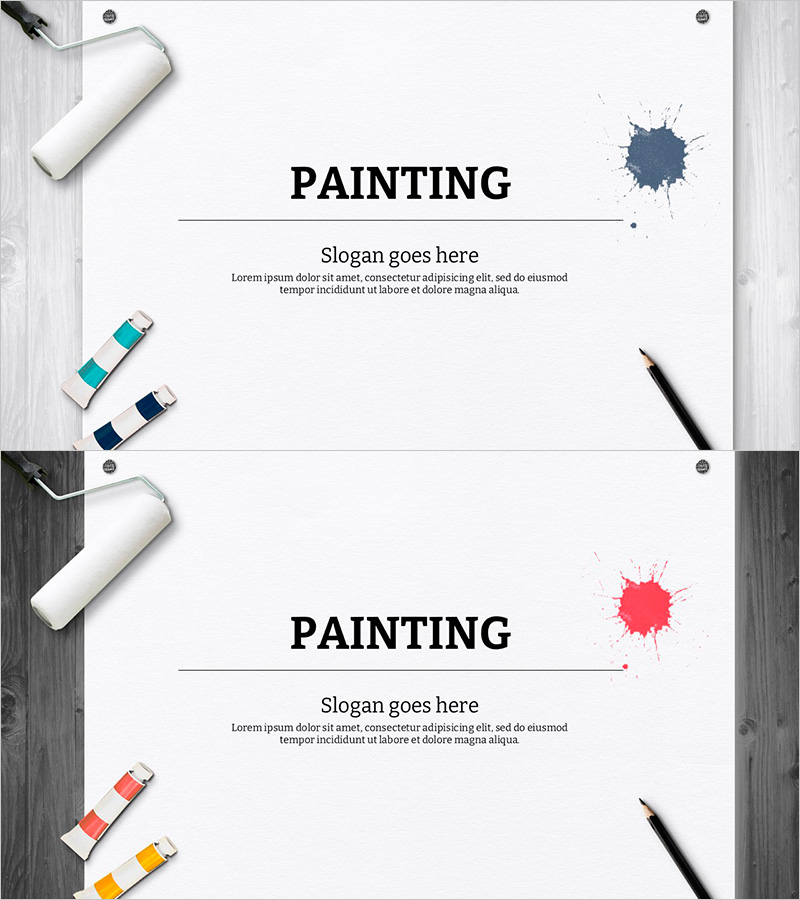 페인팅 템플릿 메인표지 – 창의성을 담다
