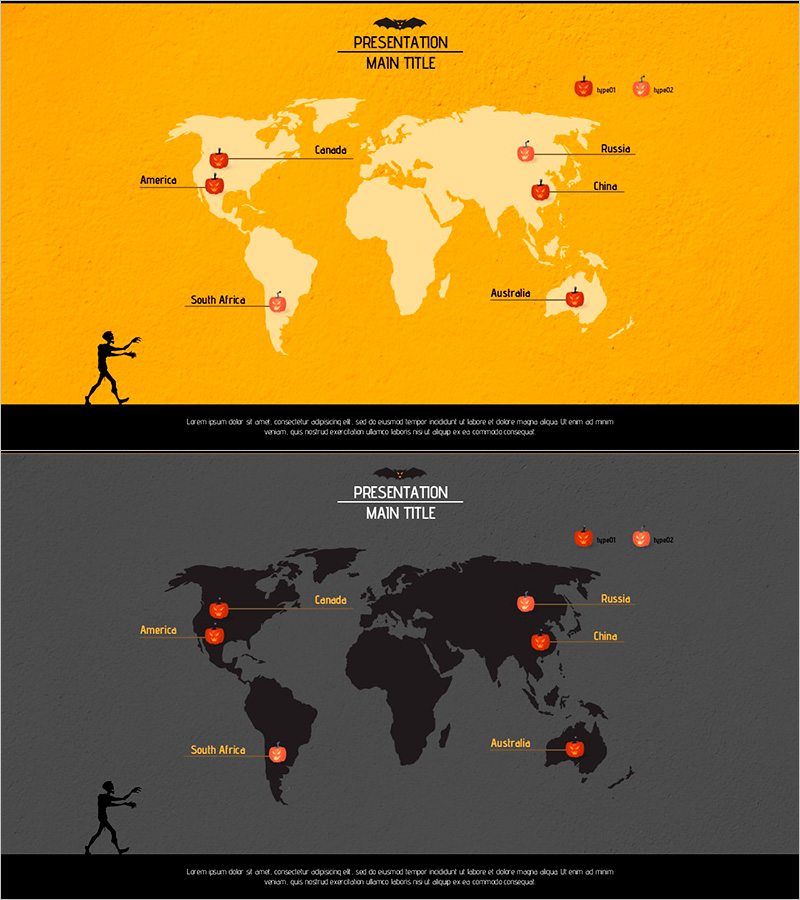 할로윈 글로벌 맵 – 글로벌 타겟 시장 분석