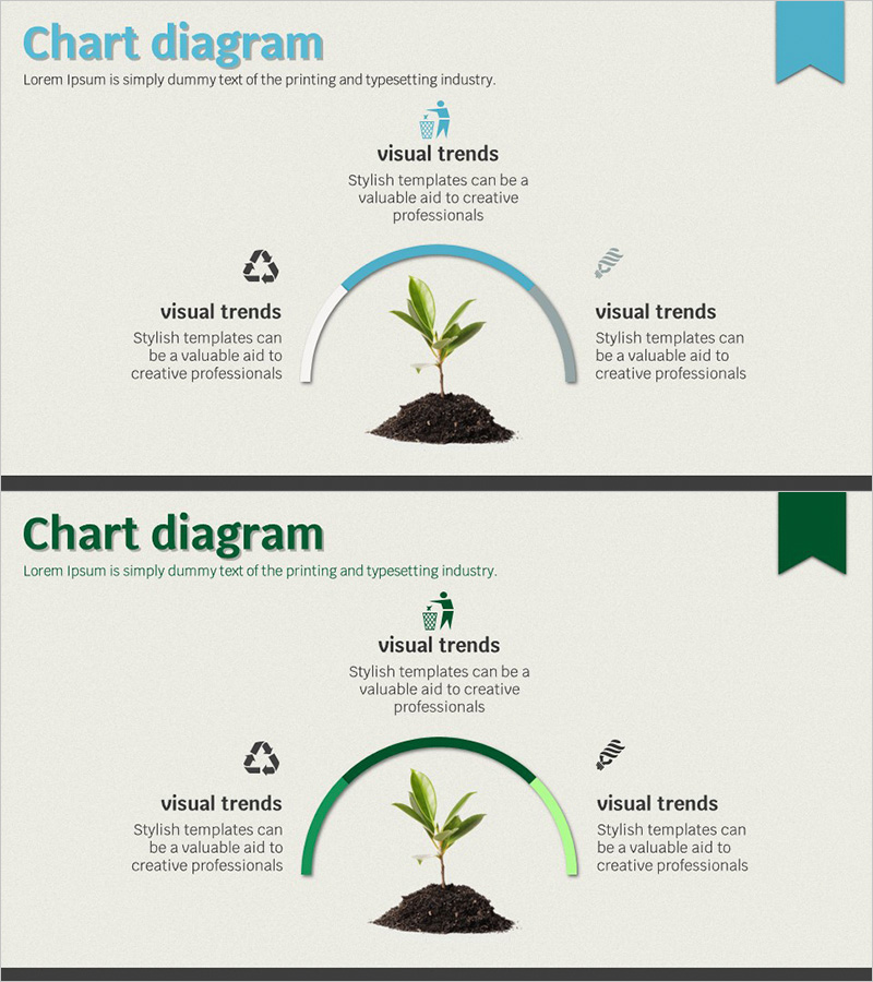 친환경 사업전략 소개 블루 그린