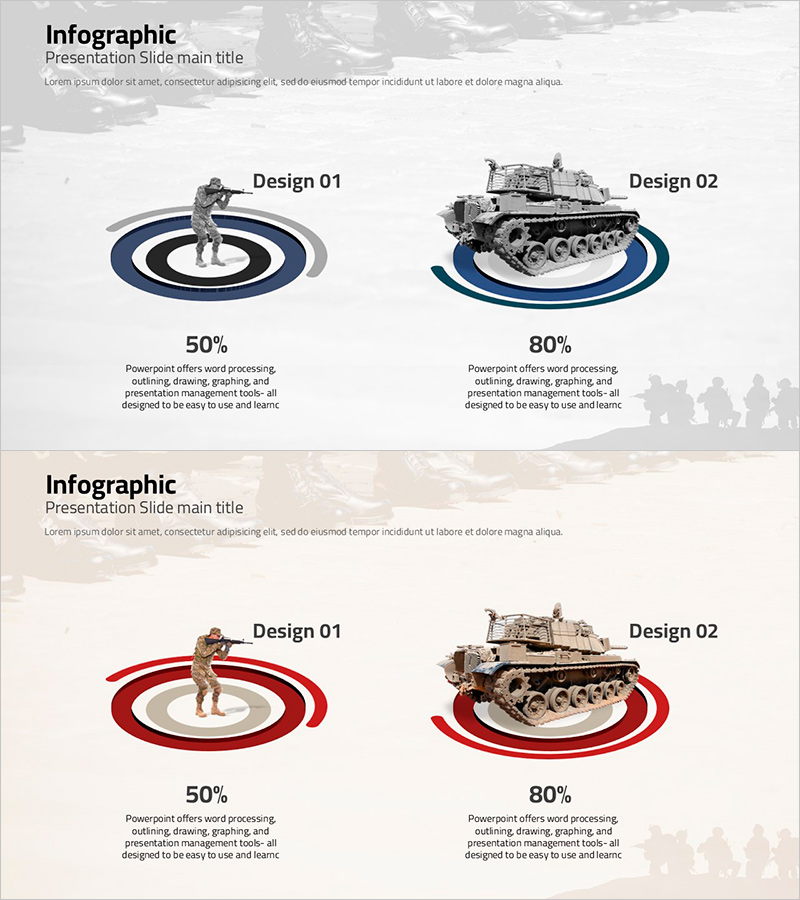 공격 방법에 대한 인포그래픽 차트 – 시장 점유율 분석