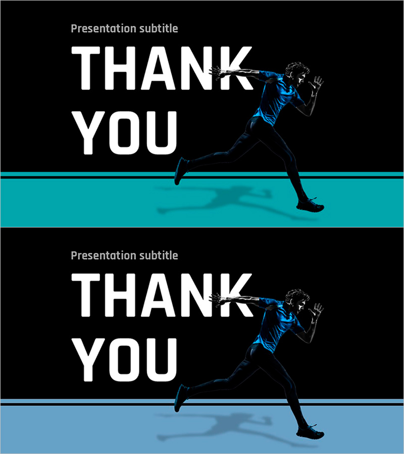 스포츠 게임 템플릿 엔딩표지