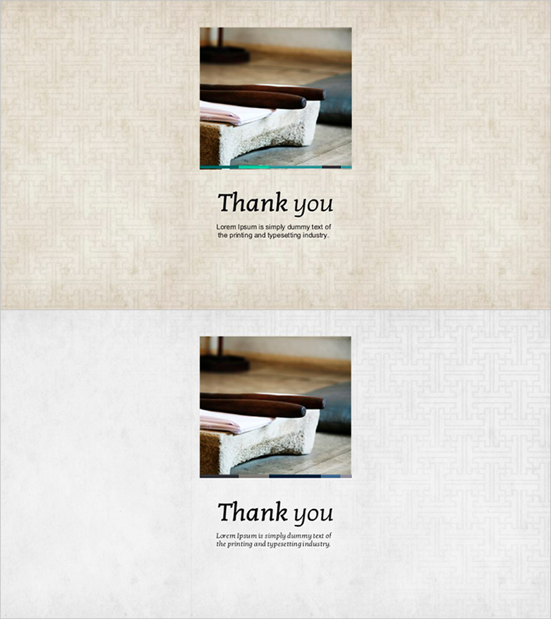 전통 문화 템플릿 엔딩표지