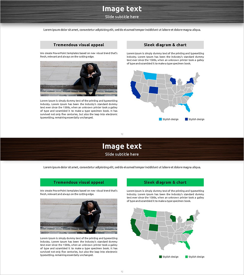 우울증에 관한 시장 분석 인포그래픽 슬라이드 – 이해와 공감