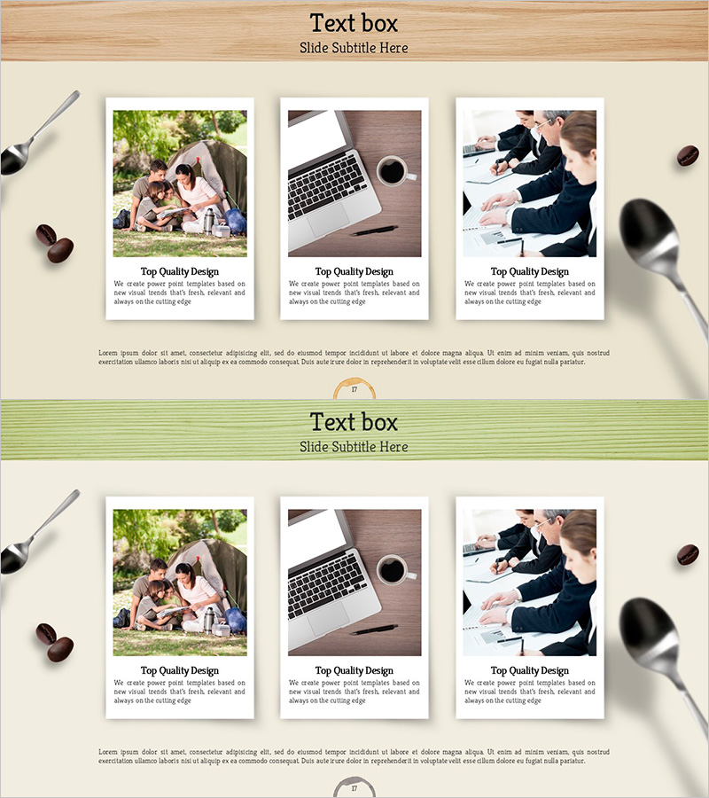 삶에 필수적인 커피 프레젠테이션 템플릿