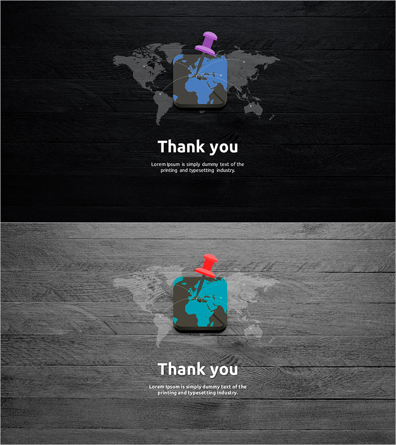 여행 가이드 엔딩페이지 템플릿 – 감사의 메시지를 담아