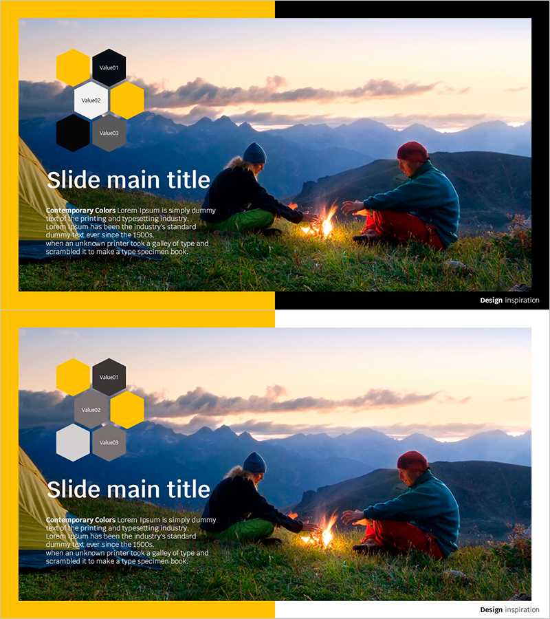 모던한 여가 활동 프레젠테이션 – 만남과 교감