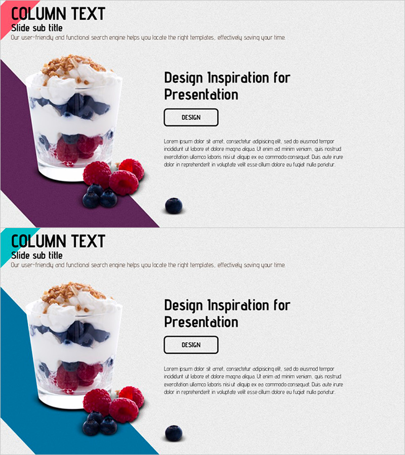 요거트의 효능을 강조한 제품 소개 슬라이드